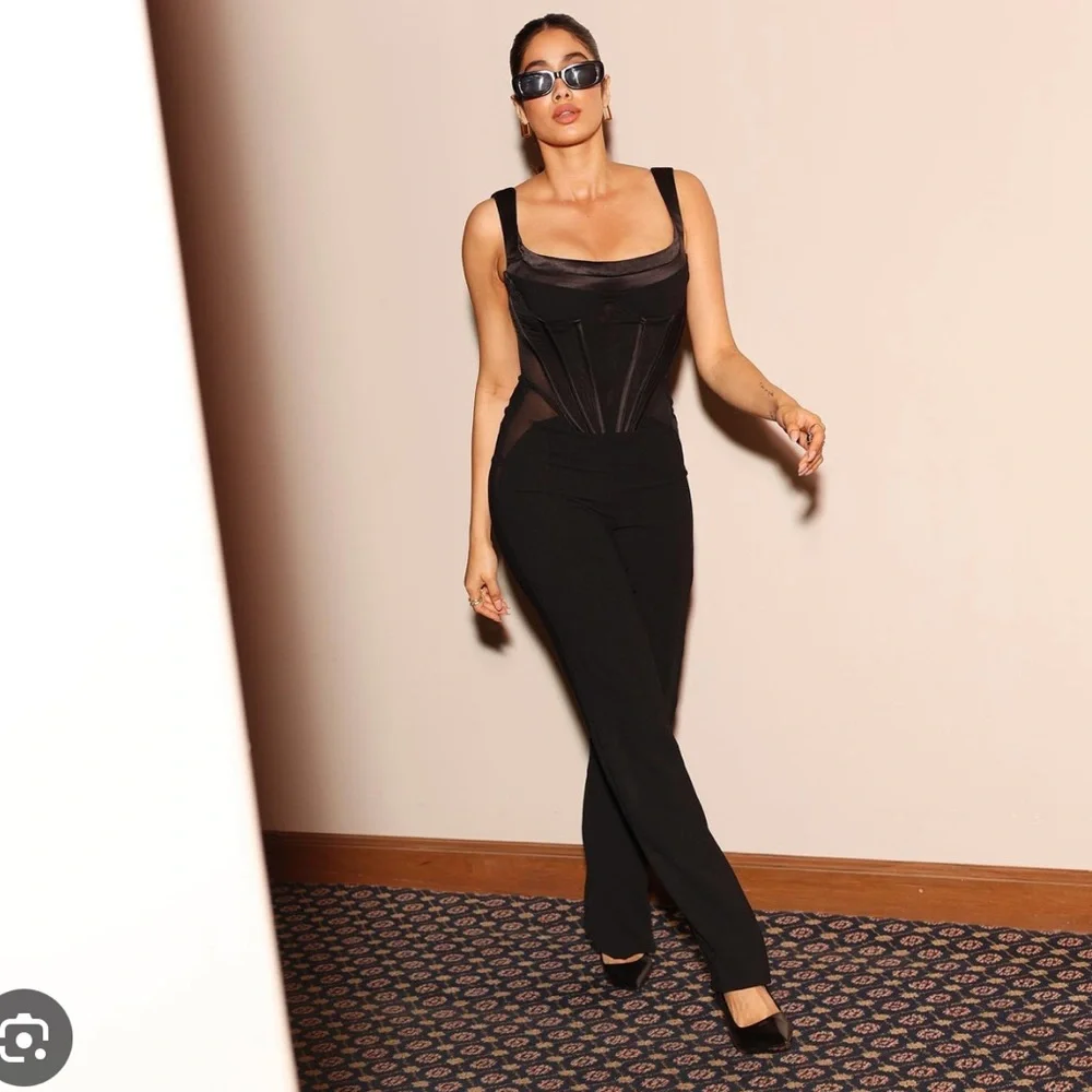 SOLD. NWT House of CB Corset Jumpsuit - Picture 2 of 9